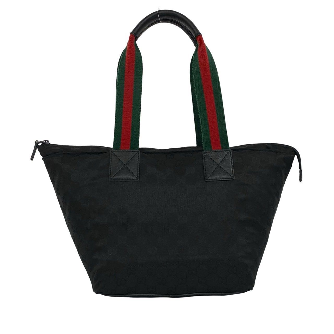 極 美品 GUCCI グッチ シェリーライン GG 柄 ロゴ ナイロン レザー