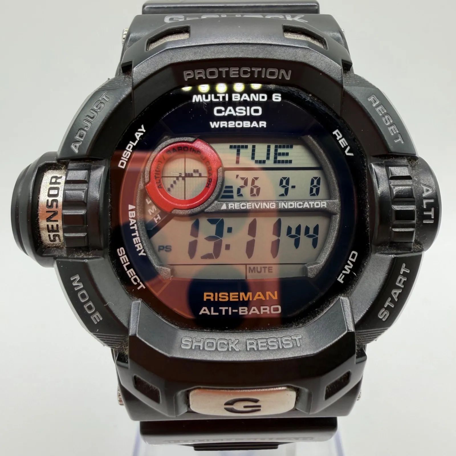 CASIO G-SHOCK RISEMAN ALTI-BARO 本体 CASIO G-SHOCK RISEMAN ALTI-BARO GW-9200 電波ソーラー マルチバンド6