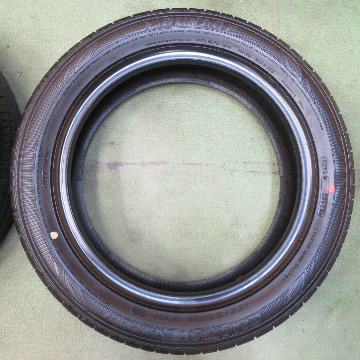 新車外し！26年◎165/60R15 ダンロップ エナセーブ EC300+ タイヤ 15
