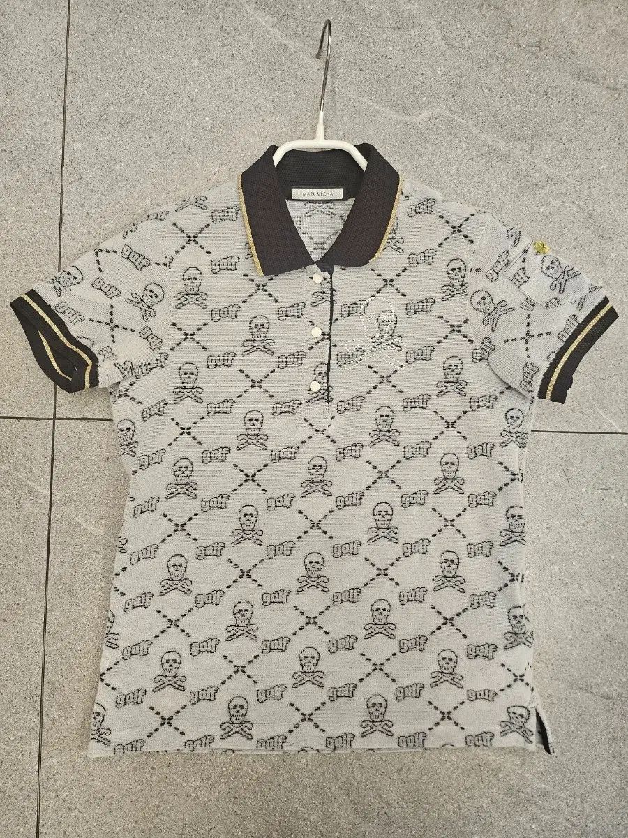 MARK&LONA マークアンドロナ ゴルフウェア パータン 半袖 カラーTシャツ S
