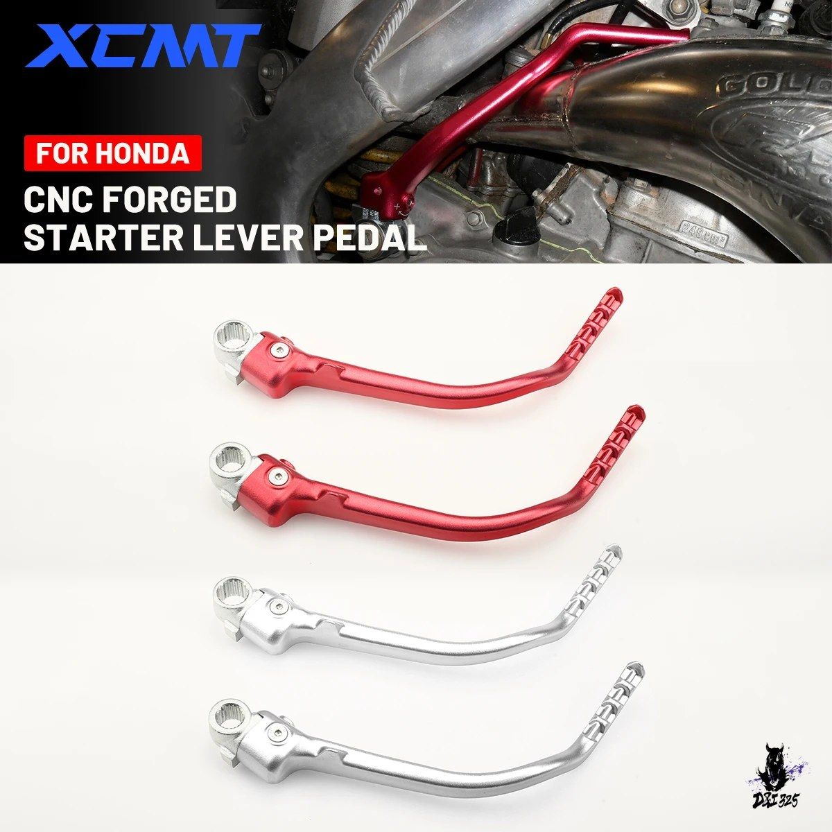 ホンダ CRF250R/CRF450R 用 2009-2017 鍛造キックスタートレバー