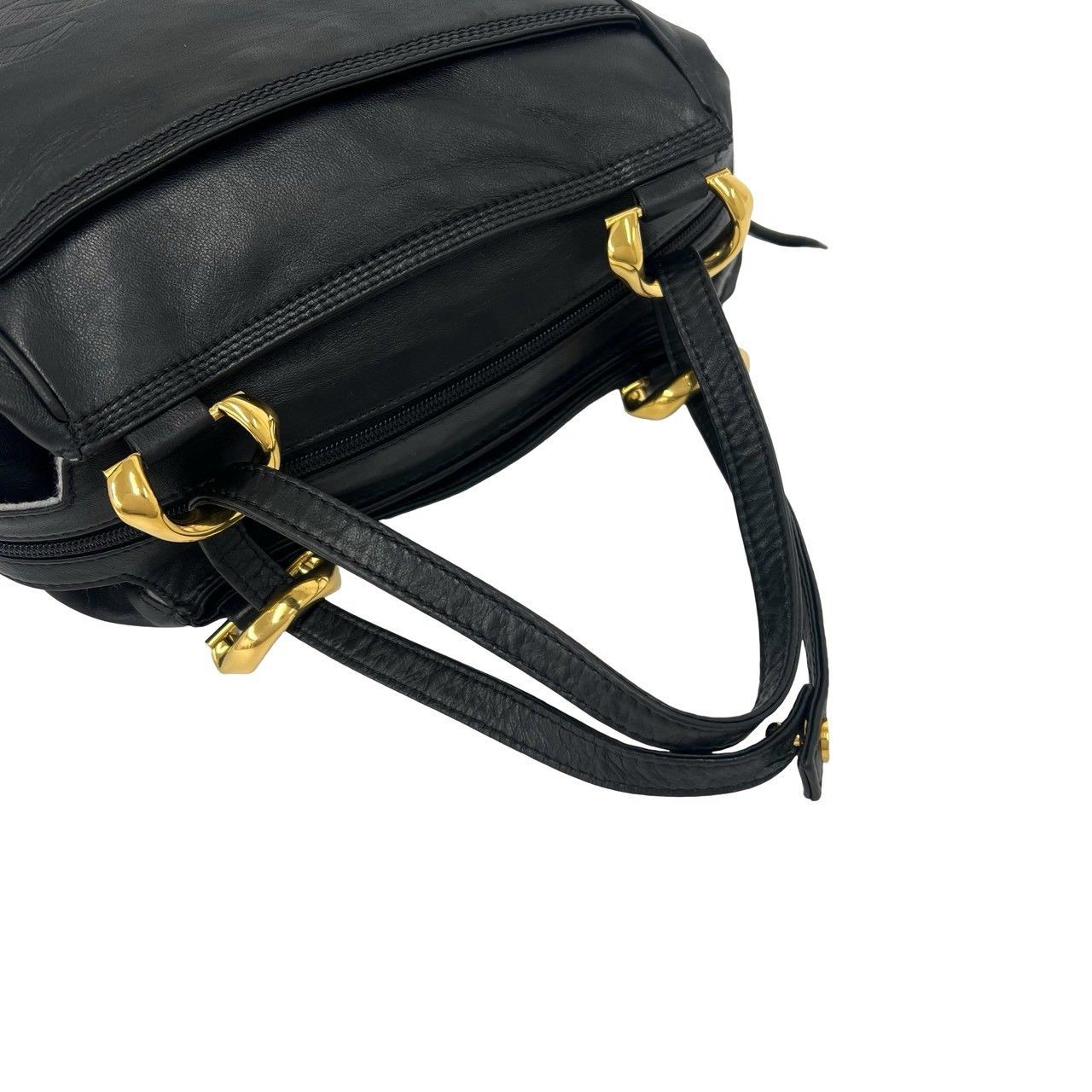 極 美品 希少品 LOEWE ロエベ ヴィンテージ アナグラム ロゴ ナッパ