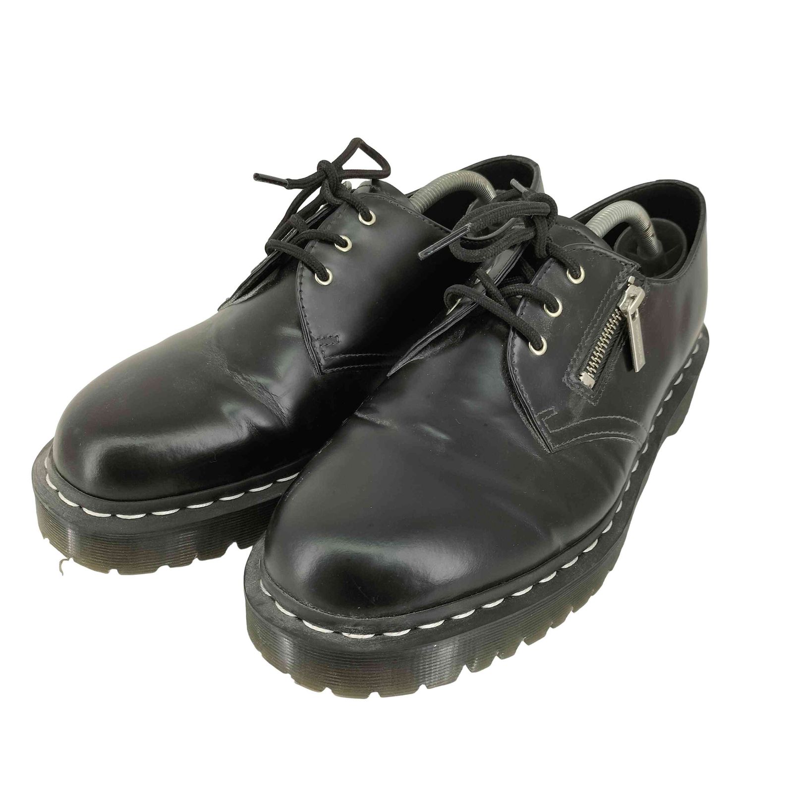 ドクターマーチン Dr.Martens 1461 ジップ ベックス ホワイトステッチ 3 ホール シューズ メンズ US：10