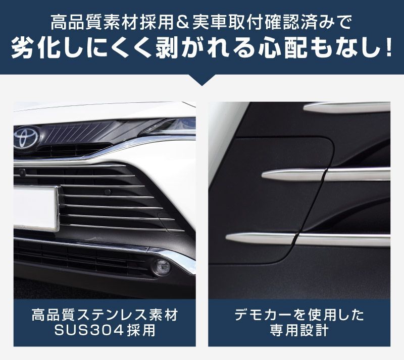 サムライプロデュース】トヨタ ハリアー 80系 フロントグリル
