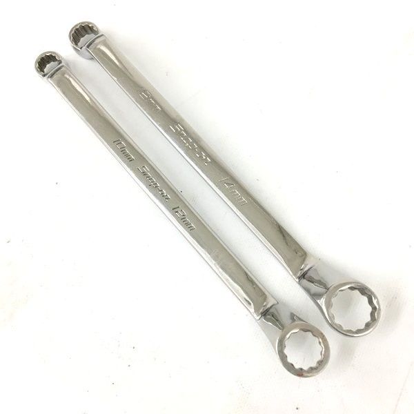 Snap-on スナップオン 60°ディープオフセット メガネレンチ XOM1012 XOM1214 2本セット 10-12/12-14mm ハンドツール ★DT2232 6,080円
