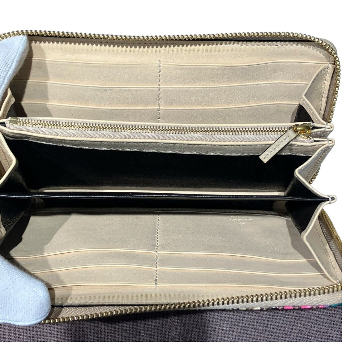 グッチ GUCCI ジップアラウンドウォレット GGマーモント 長財布