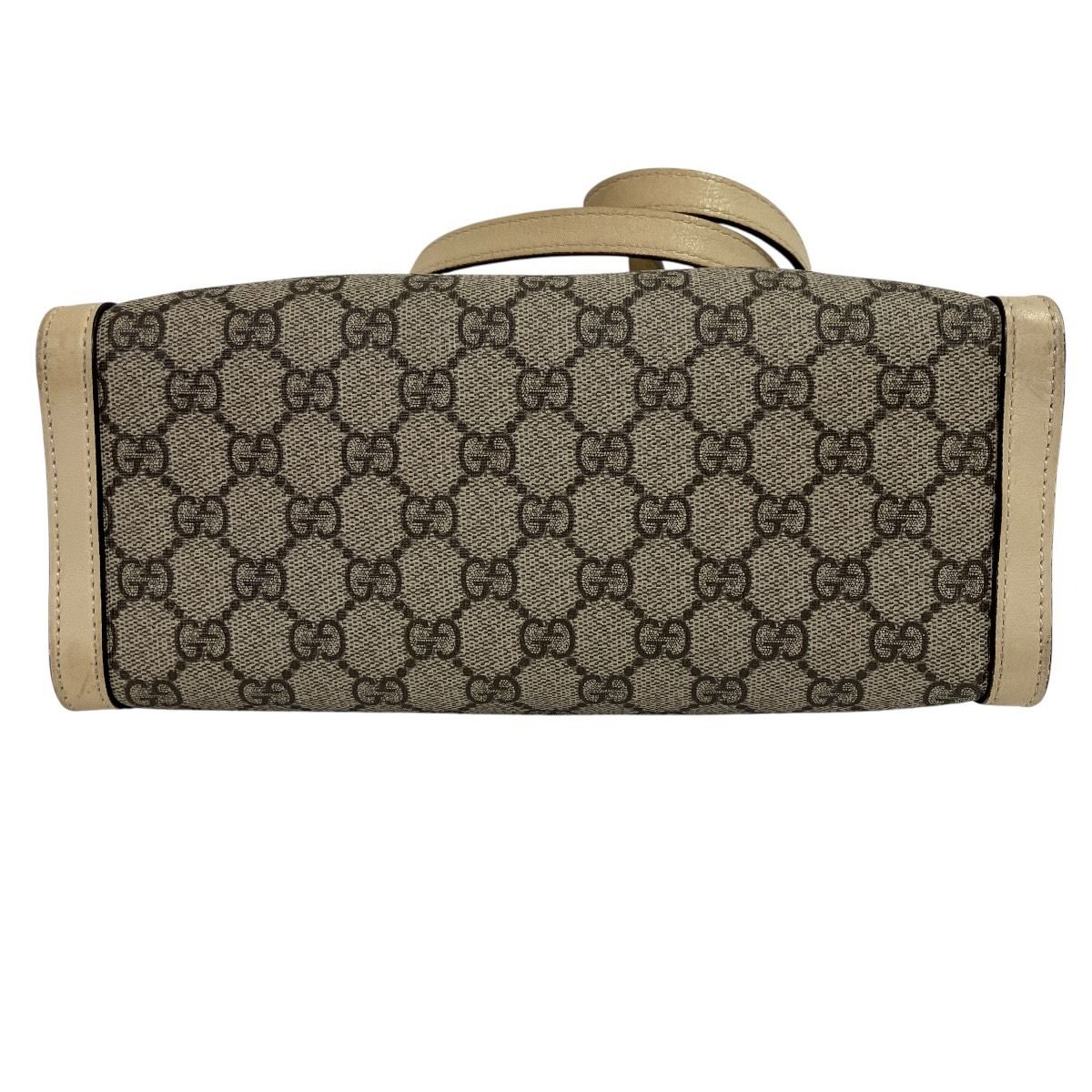 グッチ GUCCI GGスモール GGスプリーム トートバッグ PVC レザー