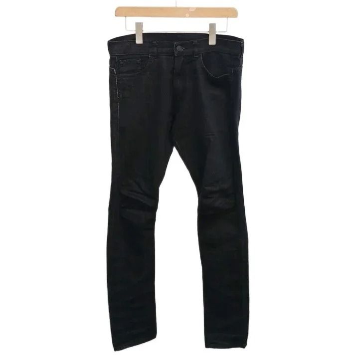 ラッドミュージシャン LAD MUSICIAN デニムパンツ ジーンズ 42 黒 ブラック フルレングス 2107-505 /NP ■GY74