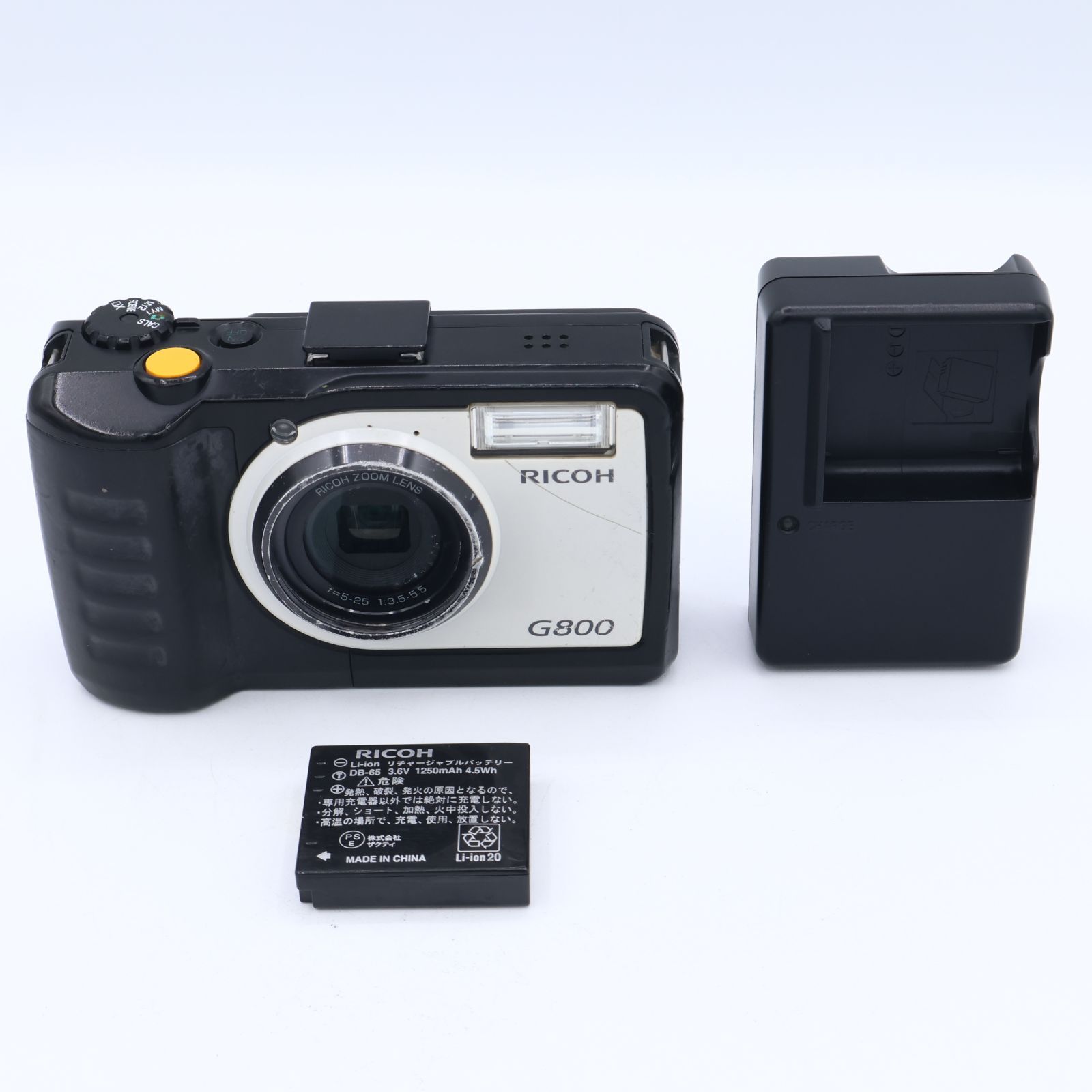 RICOH リコー デジタルカメラ G800 広角28mm 防水5m 耐衝撃2.0m 防塵 #260831 7,668円