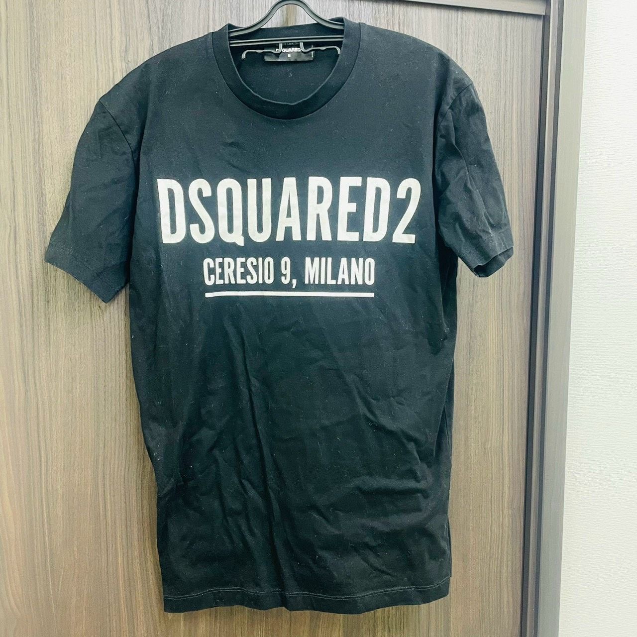 ❗️✨人気ブランド✨❗️】DSQUARED2✨ ロゴTシャツ ブラック✨ M