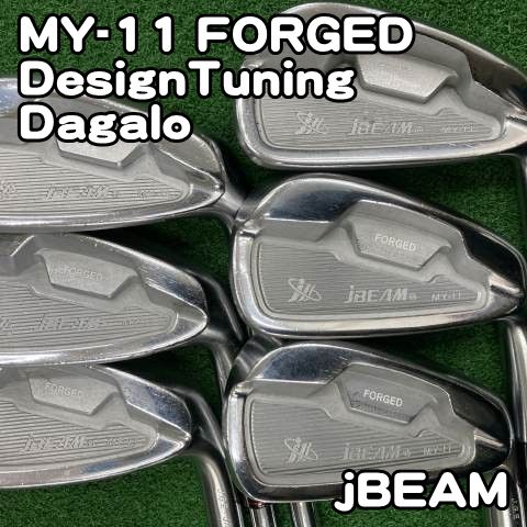 【中古】アイアンセット jBEAM MY-11 FORGED/DesignTuning Dagalo/S/25[1937]ジェイビーム　アイアン