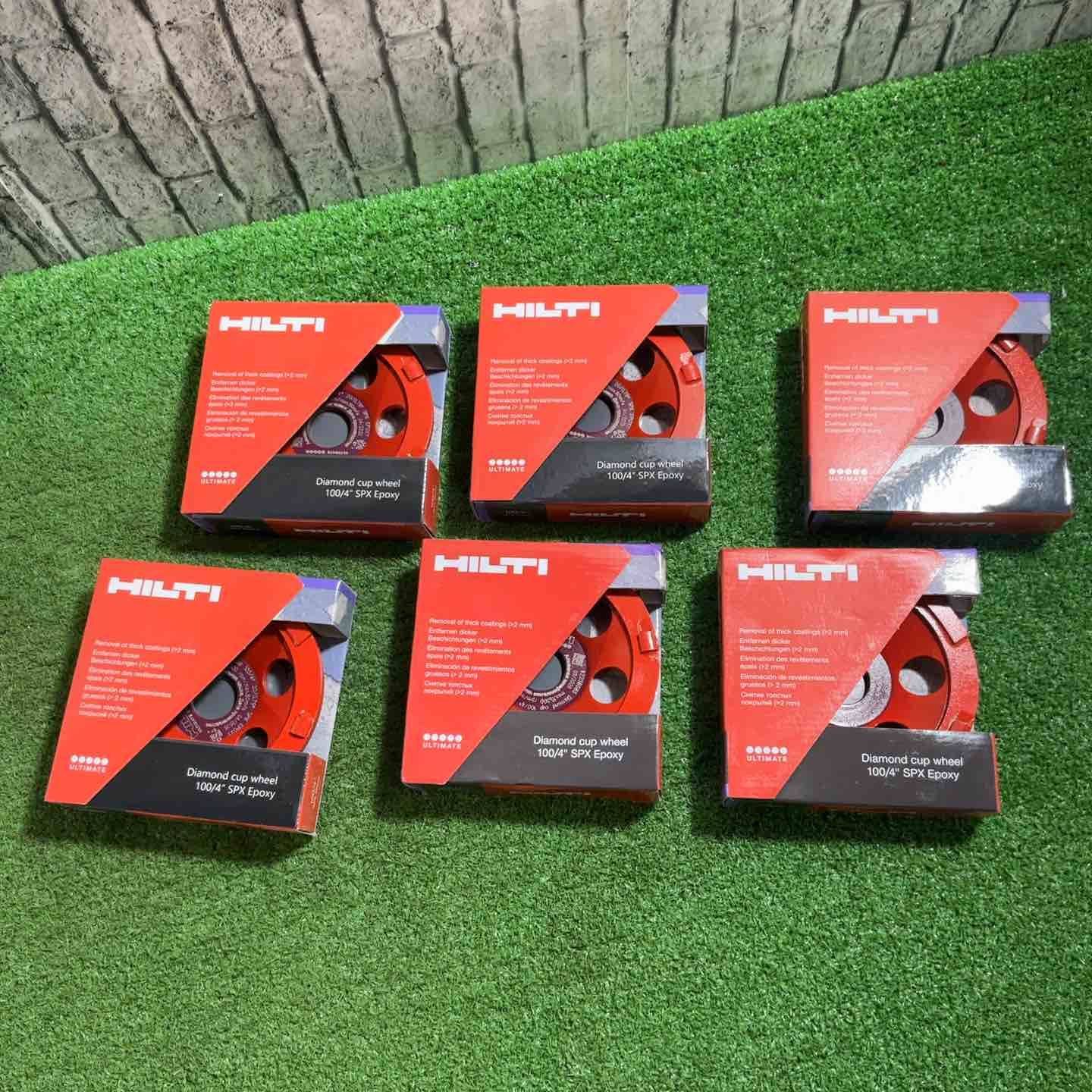 【未使用品】HILTI ヒルティ/100mm ダイヤモンドカップホイール 6個セット/#2238585【川口店】その他