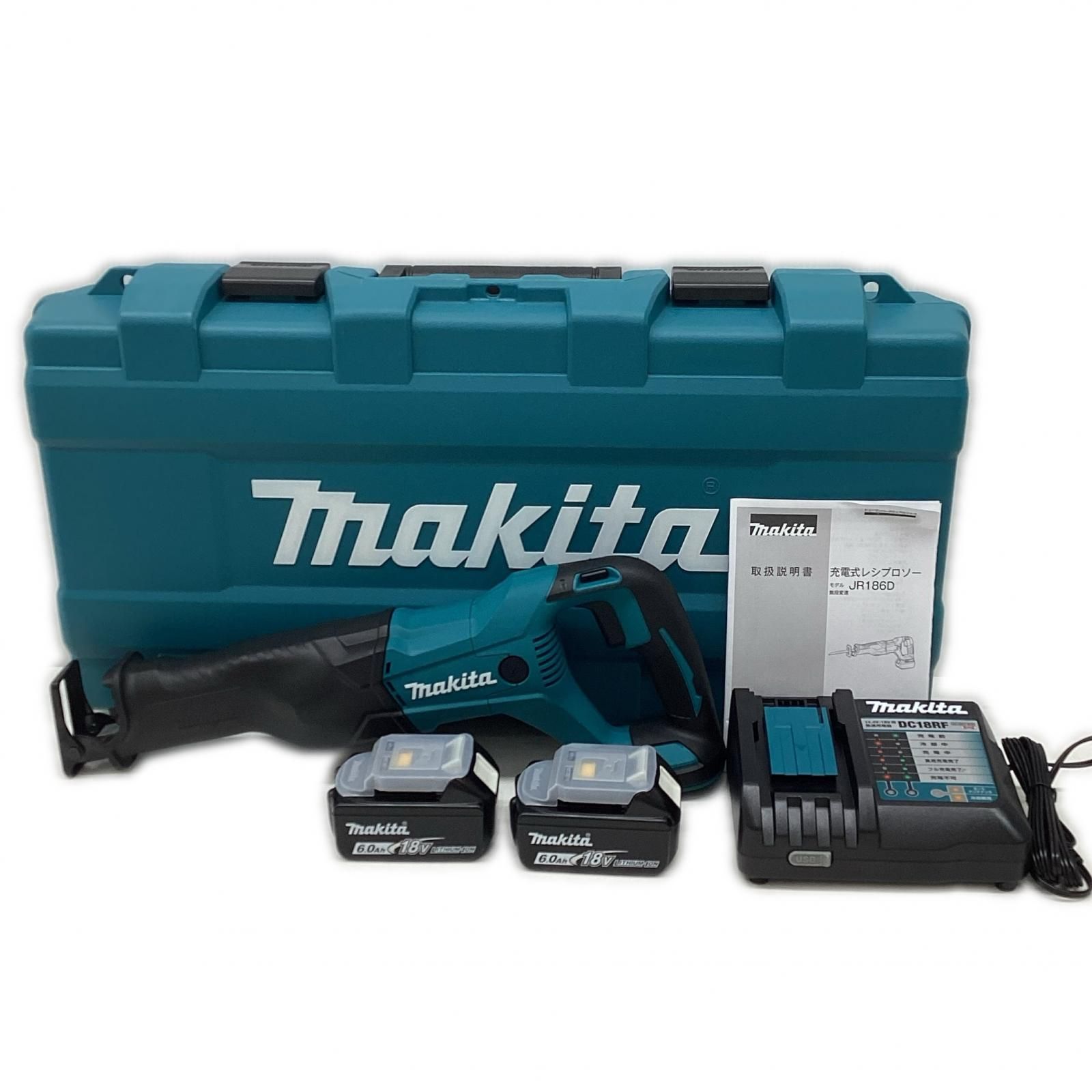 MAKITA マキタ 18V 充電式レシプロソー JR186DRGX ブルー