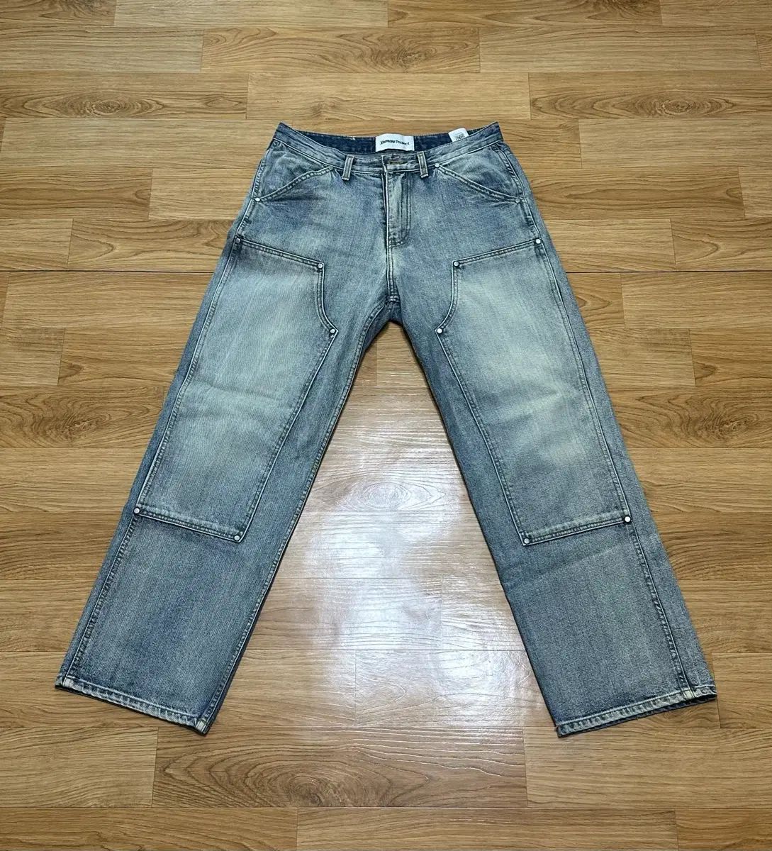 Uメント ダブルニー デニム パンツ L 8,592円