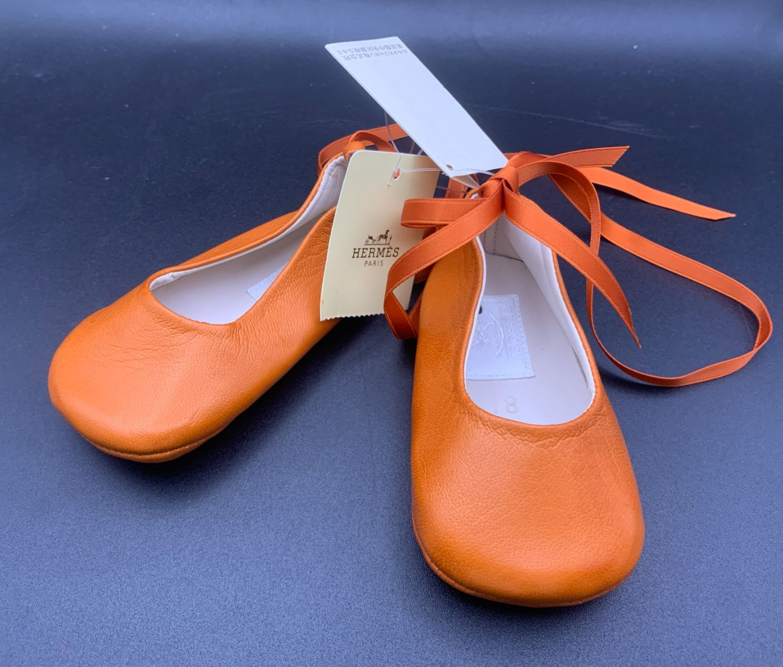 【未使用】エルメス ラムスキン ベビーシューズ 正規品　ファーストシューズ