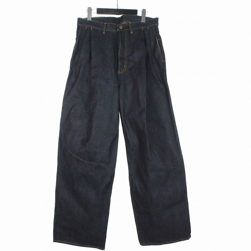 サブレーションズ SUBLATIONS 2タックワイドデニムパンツ エンタシス デニム 1 リジッドインディゴ S001419 19,809円
