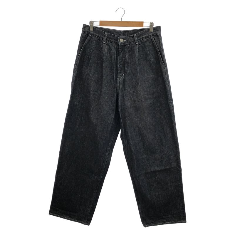 【中古】Graphpaper 21SS COLORFAST DENIM TWO TUCK PANTS 3[10] 9,170円
