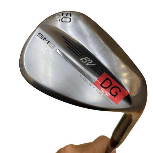 【中古】 タイトリスト VOKEY SPIN MILLED SM9 ツアークロム 60°/04°T ウェッジ WG Dynamic Gold (フレックスS) メンズ 男性用 右利き 右用 Cランク ゴルフクラブ
