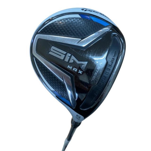 【中古】 テーラーメイド SIM MAX 5W フェアウェイウッド FW リシャフト (フレックスその他) メンズ 男性用 右利き 右用 Cランク ゴルフクラブ