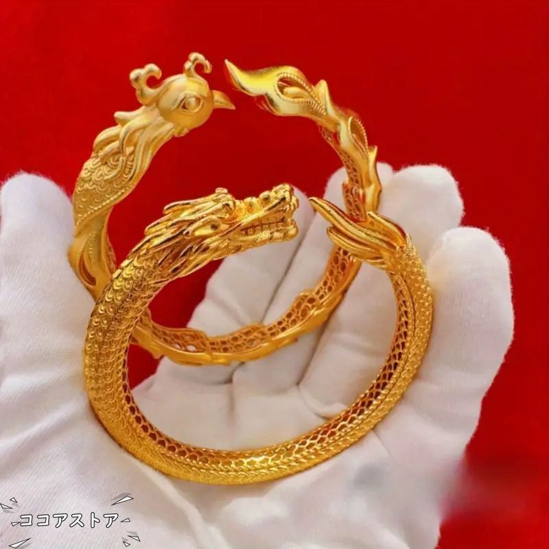 龍 鳳凰 ブレスレット ドラゴン フェニックス 幸運 恋愛運 結婚運 愛情