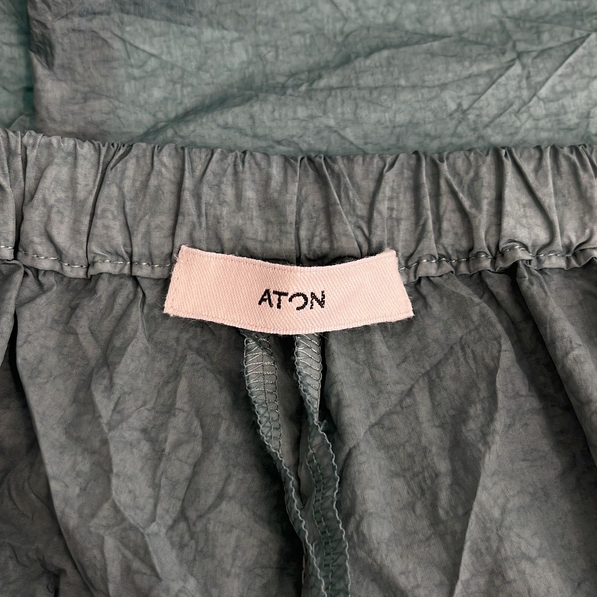 ATON / エイトン | CATCH WASHER NYLON OVER PANTS シワ加工 ナイロン