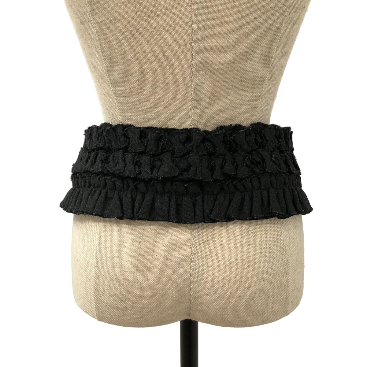 トリココムデギャルソン フリルエプロン風オーバーベルト tricot COMME des GARCONS / トリココムデギャルソン | フリル ベルト