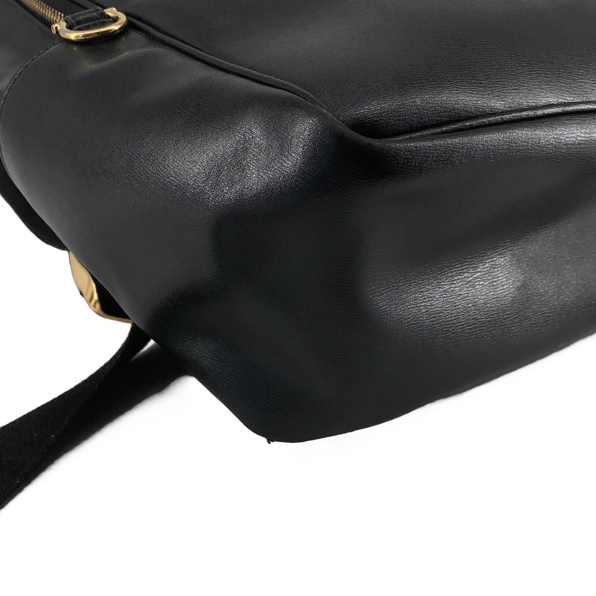 FERRAGAMO / フェラガモ | レザー ガンチーニロゴ リュックサック