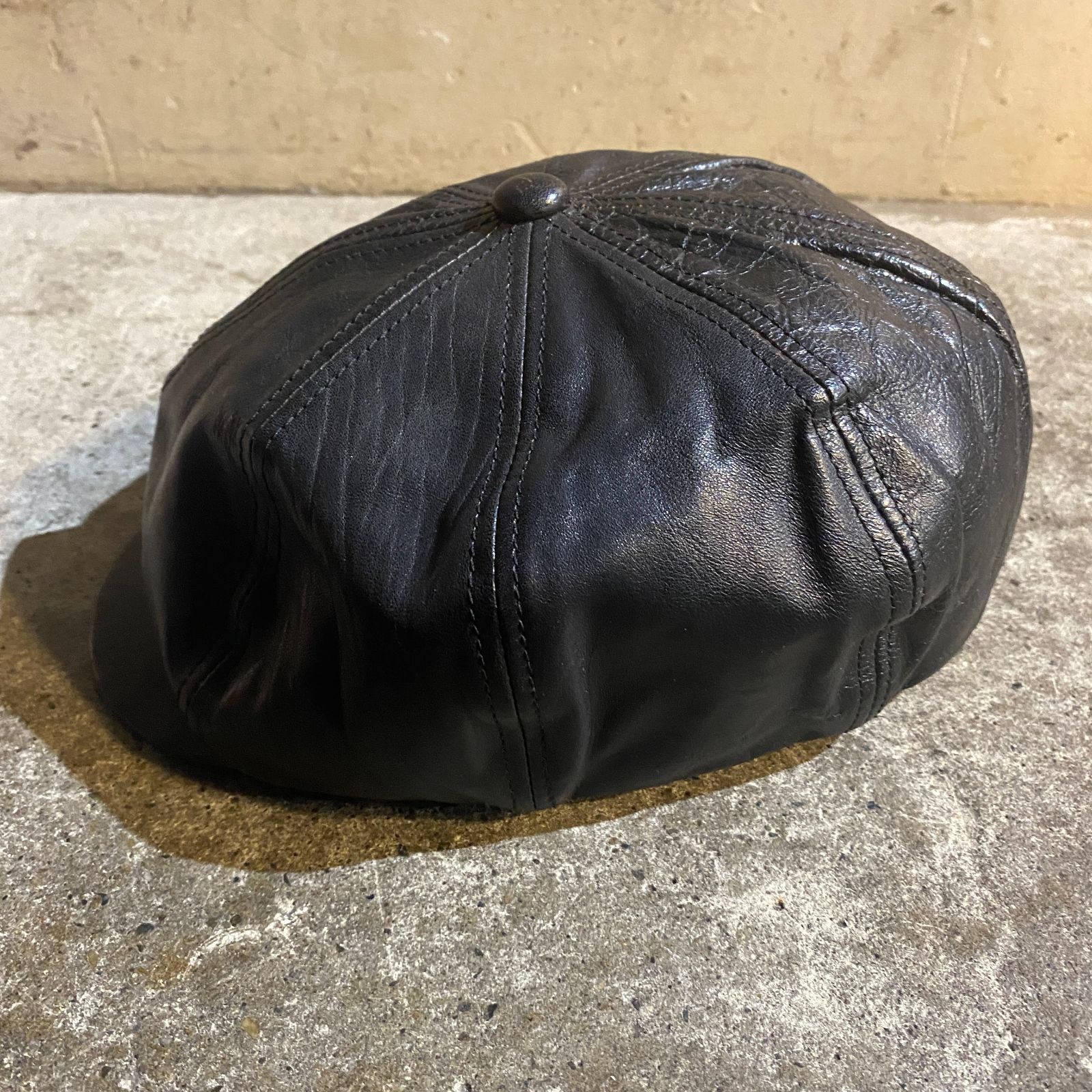 THE REAL McCOY'S HORSEHIDE レザーキャスケット size7 3/4 ザ リアル