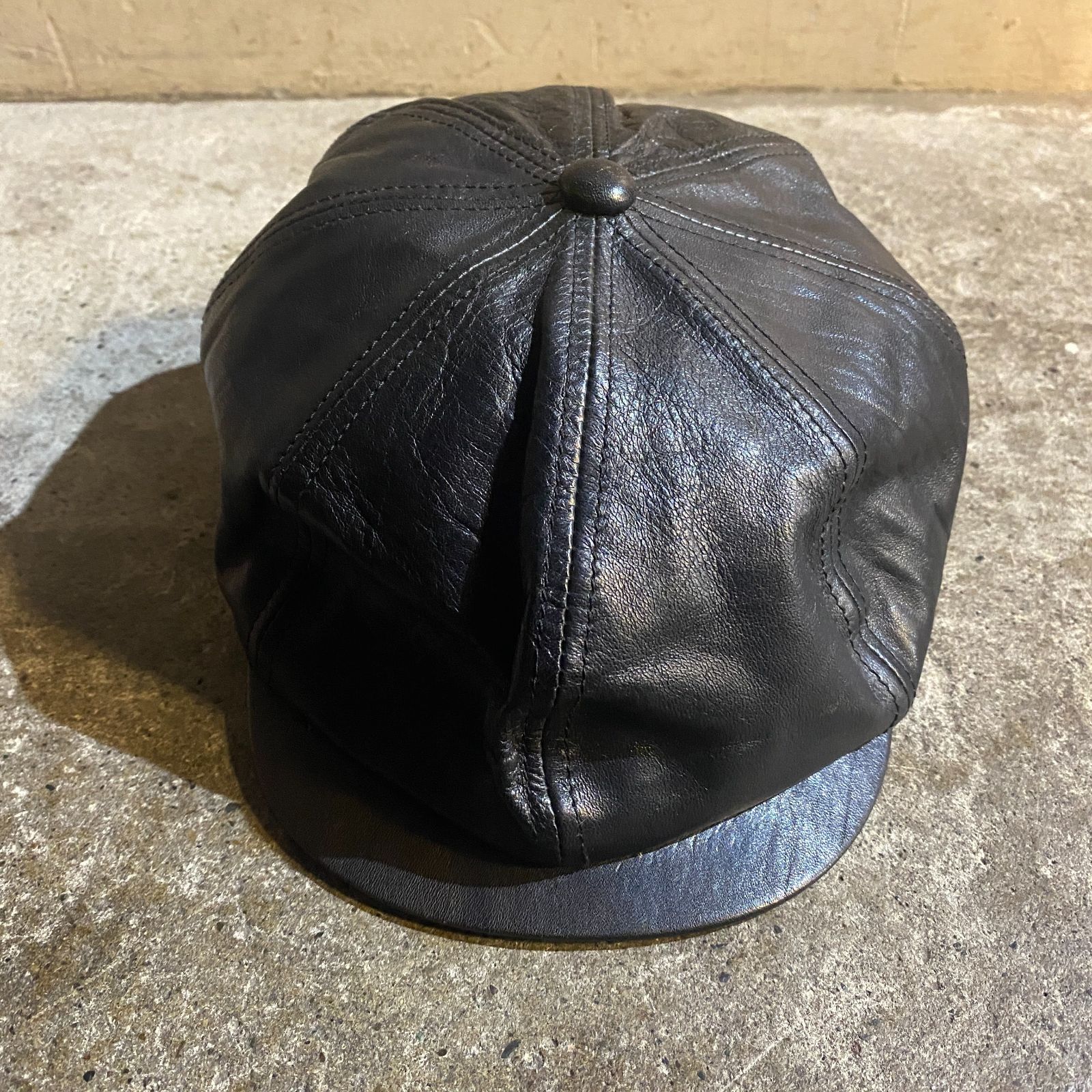 THE REAL McCOY'S HORSEHIDE レザーキャスケット size7 3/4 ザ リアル
