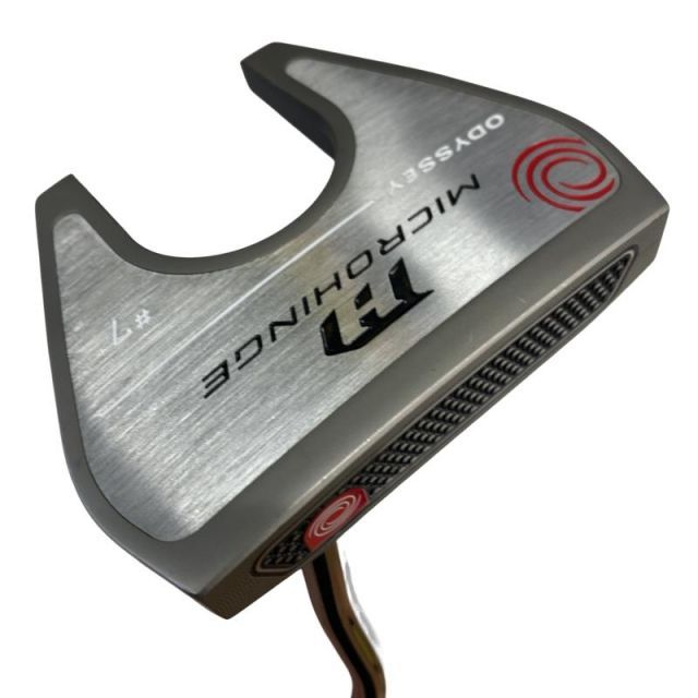 【中古】 オデッセイ MICROHINGE #7 DB 32インチ パター PT スチール (フレックスその他) メンズ 男性用 右利き 右用 Cランク ゴルフクラブ