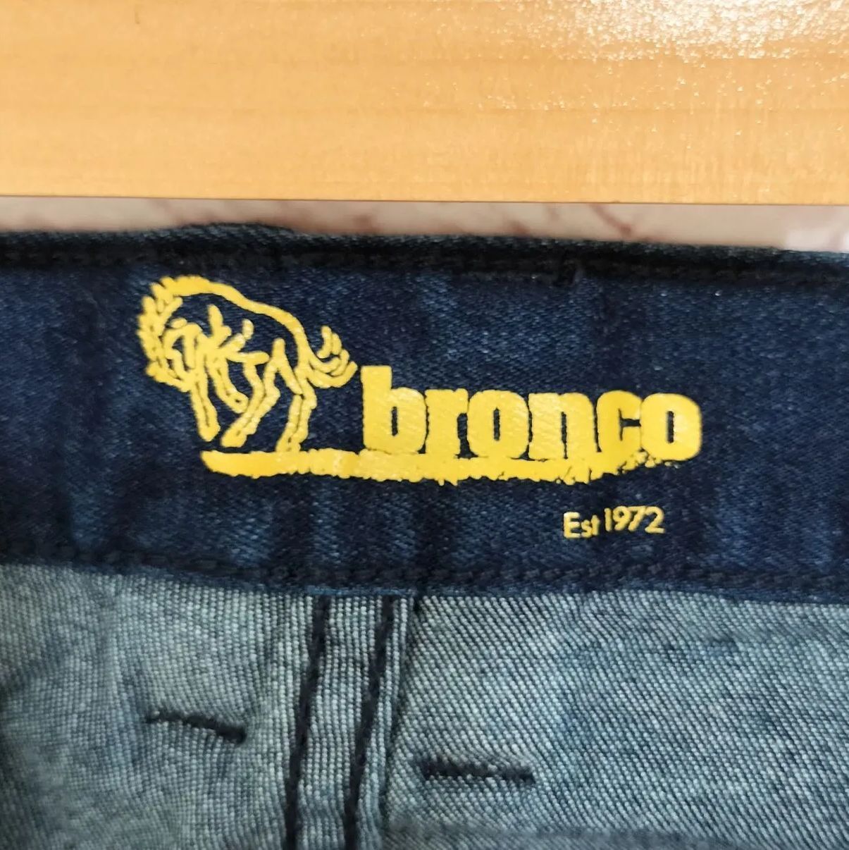【ブロンコ】bronco ワイド ストレッチ デニムパンツ ビッグサイズ 【ブロンコ】bronco ワイド ストレッチ デニムパンツ ビッグサイズ