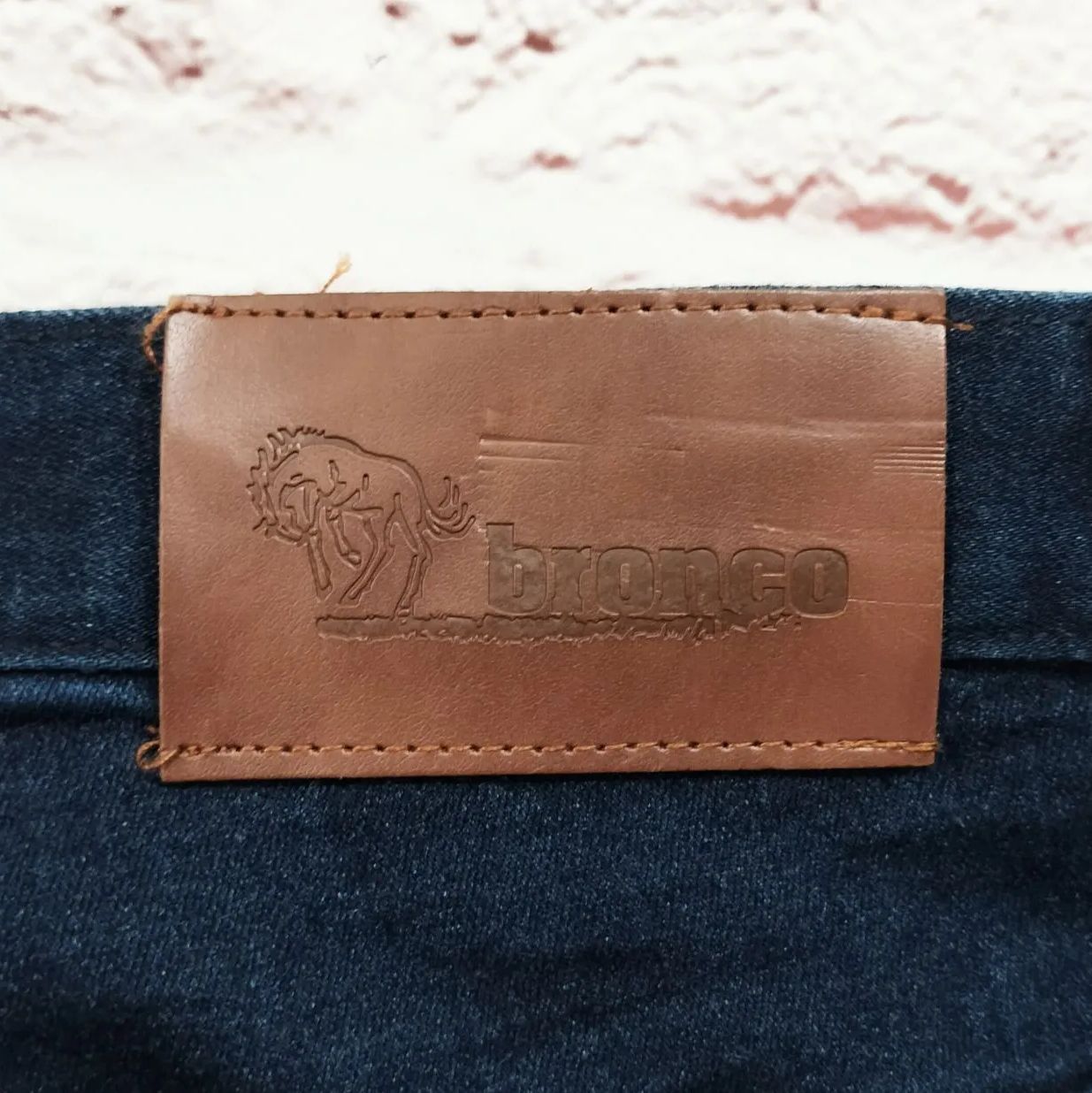 【ブロンコ】bronco ワイド ストレッチ デニムパンツ ビッグサイズ 【ブロンコ】bronco ワイド ストレッチ デニムパンツ ビッグサイズ