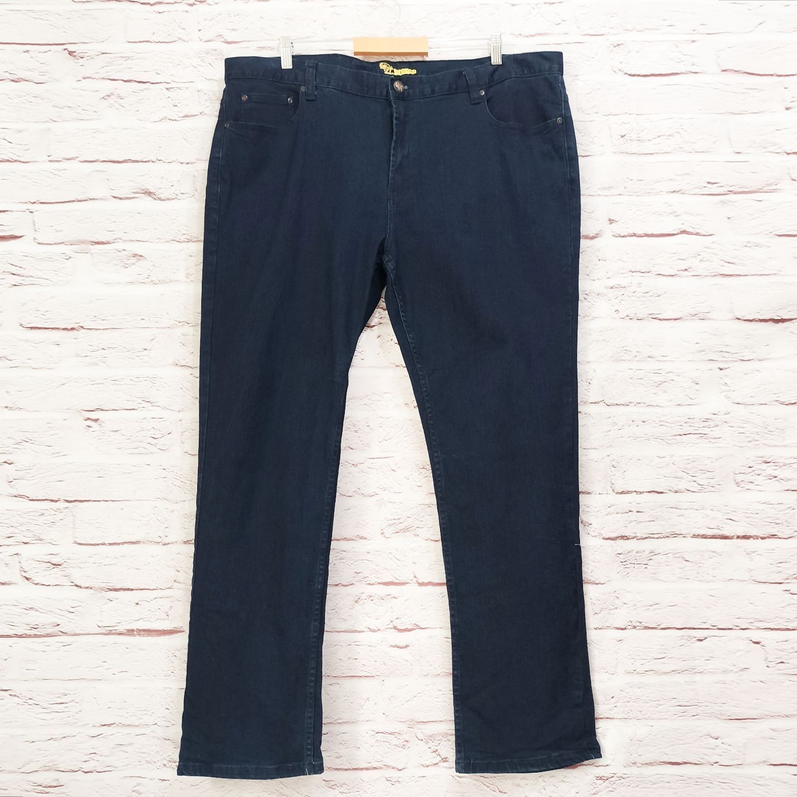 【ブロンコ】bronco ワイド ストレッチ デニムパンツ ビッグサイズ 【ブロンコ】bronco ワイド ストレッチ デニムパンツ ビッグサイズ