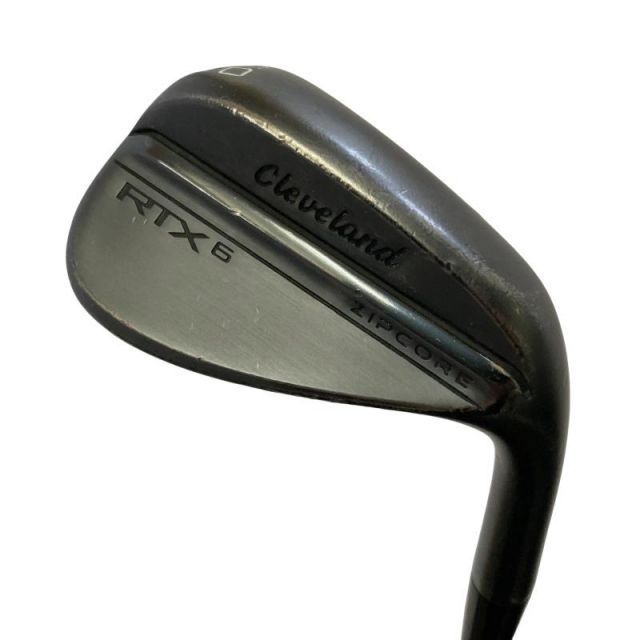 【中古】 クリーブランド Cleveland RTX-6 ZIPCORE ブラックサテン 50°/10° MID ウェッジ WG 純正特注シャフト (フレックスR) メンズ 男性用 右利き 右用 Cランク ゴルフクラブ