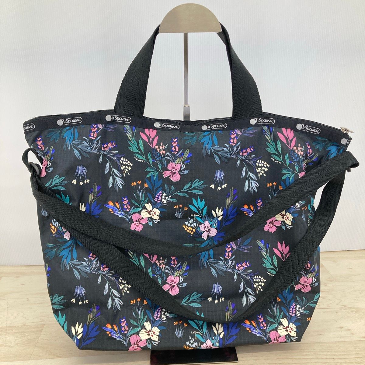 レスポートサック 2way 花 柄 Lesportsac ショルダーバッグ 