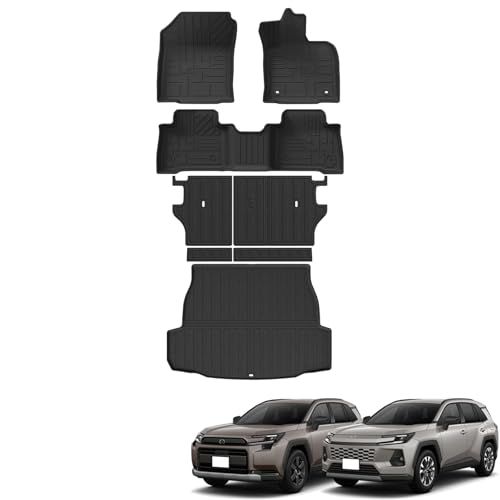 新型 RAV4 60系 ハイブリッド車 アクセサリー セット フロアマット カーゴマット シート背面マット 一列目 二列目 カーゴマット TPE ゴム 防水 軽量 防汚 防滑 掃除 内装 カスタム パーツ (フルセット 8PCS)AR 1fbc01cf 16,620円