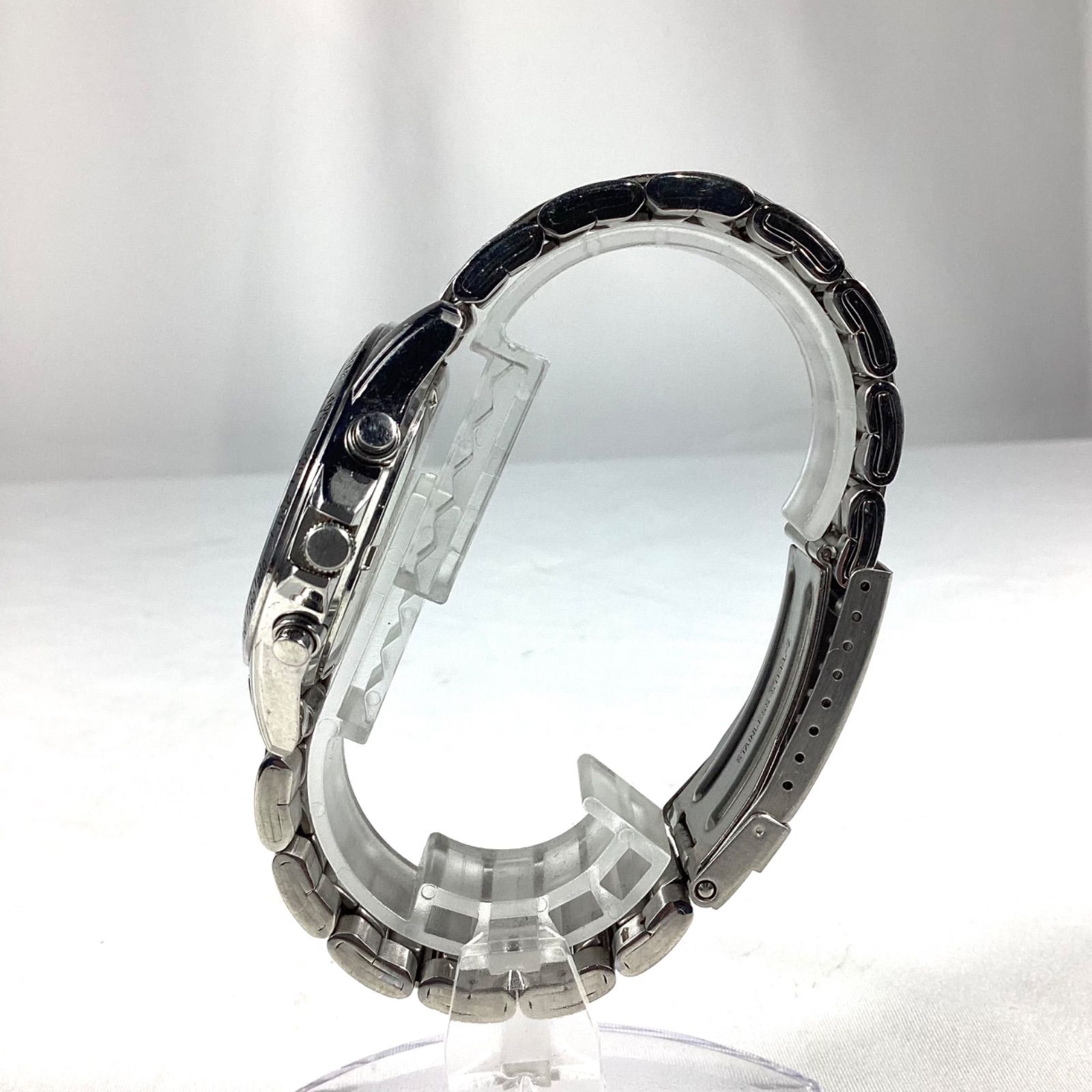 SEIKO 7T92-0DW0 腕時計 青文字盤 クロノグラフ - メルカリ