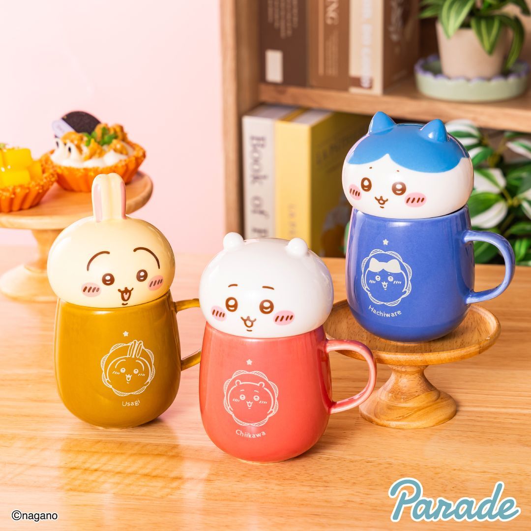 ちいかわ ふたつきおかおマグカップ 全3種コンプリートセット - メルカリ
