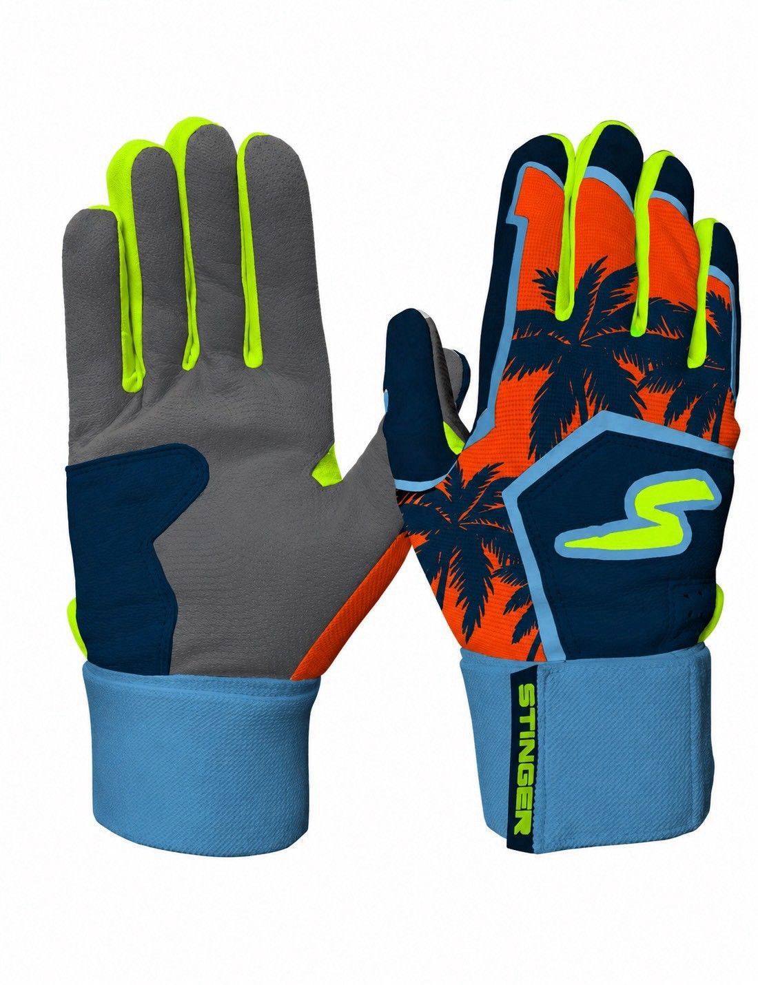 STINGER/スティンガー Winder Series Batting Gloves - Palmetto2 バッティンググローブ 野球 革手袋 打撃用 両手用　ロングカフ