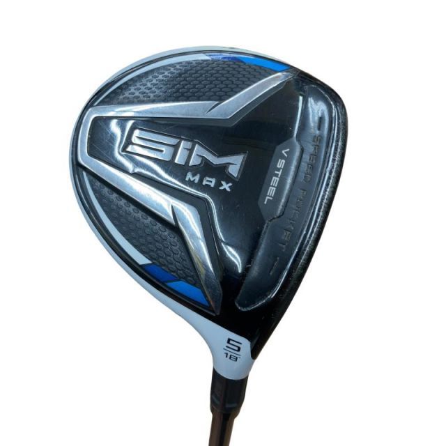 【中古】 テーラーメイド SIM MAX 5W フェアウェイウッド FW TENSEI BLUE TM50(FW) (フレックスS) メンズ 男性用 右利き 右用 Cランク ゴルフクラブ
