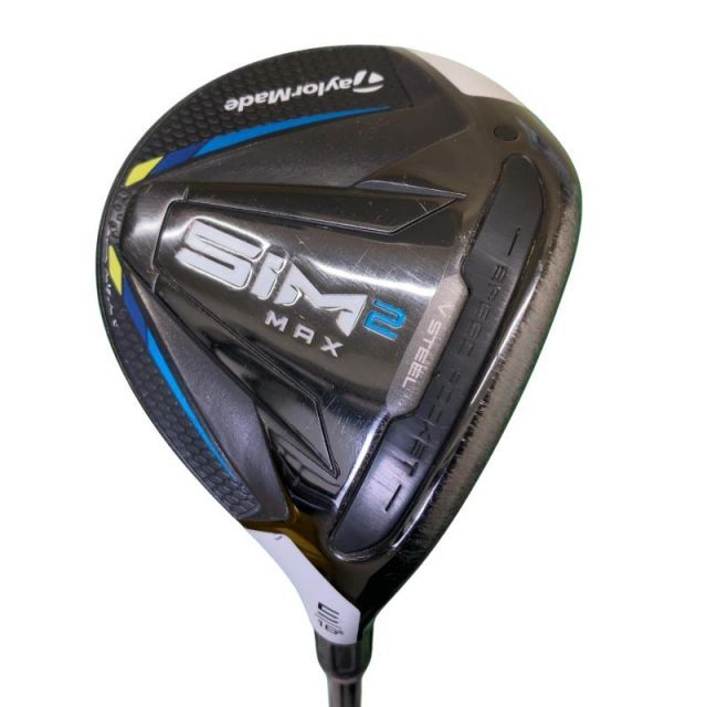 【中古】 テーラーメイド SIM2 MAX 5W フェアウェイウッド FW リシャフト (フレックスその他) メンズ 男性用 右利き 右用 Dランク ゴルフクラブ