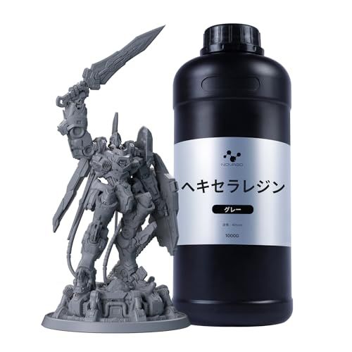 NOVA3D ヘキセラレジン 光造形3Dプリンターレジン【高靭性+高精度+耐衝撃性+低収縮+穴開け可能】アルコール洗浄対応 フィギュア造形 組立パーツ対応 Photosensitive resin 405nm LCD 1000g★m d5a7e8b5