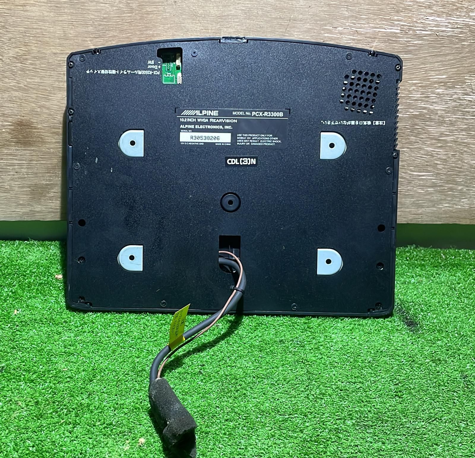 フリップダウンモニター ALPINE PCX-R3300B C3-116-1729 - メルカリ