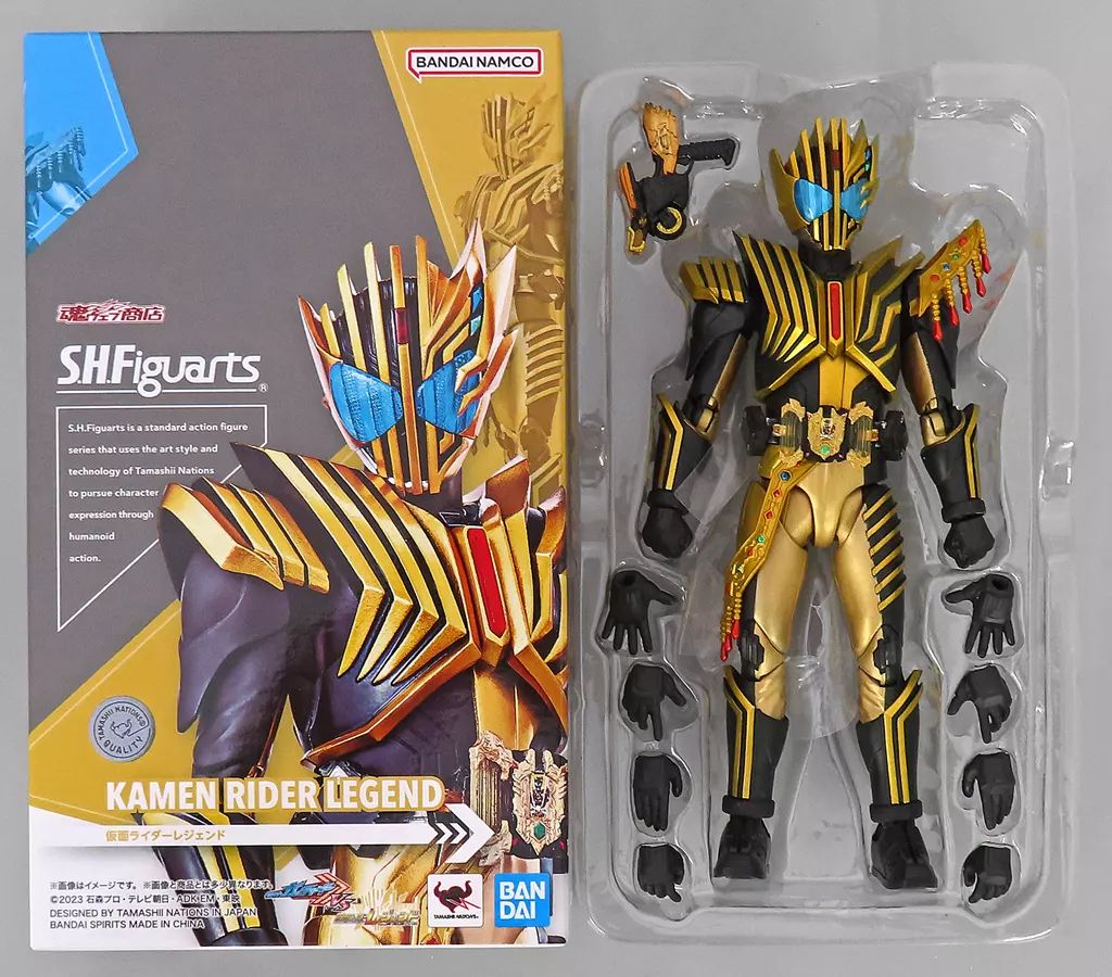 【中古】フィギュア S.H.Figuarts 仮面ライダーレジェンド 「仮面ライダーガッチャードVS仮面ライダーレジェンド」 魂ウェブ商店限定