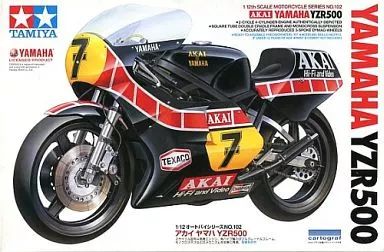 【中古】プラモデル 1/12 アカイ ヤマハ YZR500 「オートバイシリーズ No.102」 ディスプレイモデル [14102]