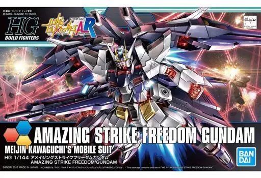 【中古】プラモデル 1/144 HGBF ZGMF-X10A-A アメイジングストライクフリーダムガンダム 「ガンダムビルドファイターズA-R」