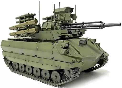 【中古】プラモデル 1/35 ロシア連邦軍 無人戦闘車輌 ウラン-9 [5M35004]
