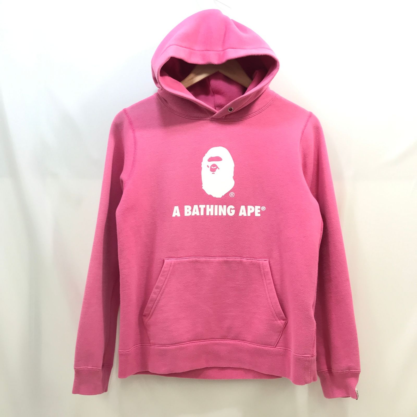 A BATHING APE パーカー size:XS レディース ピンク アベイシング