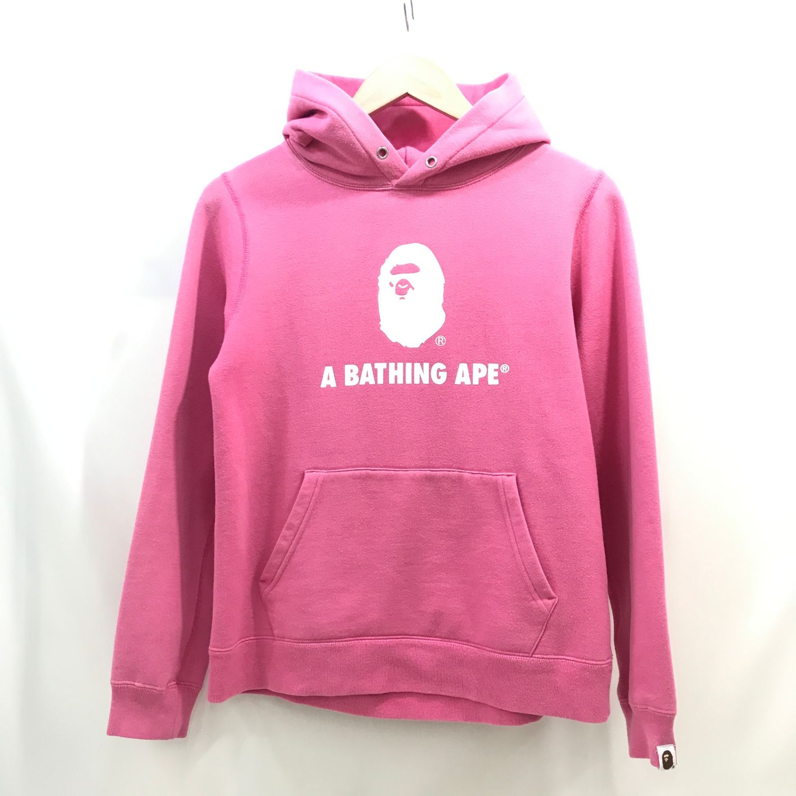 A BATHING APE パーカー size:XS レディース ピンク アベイシング