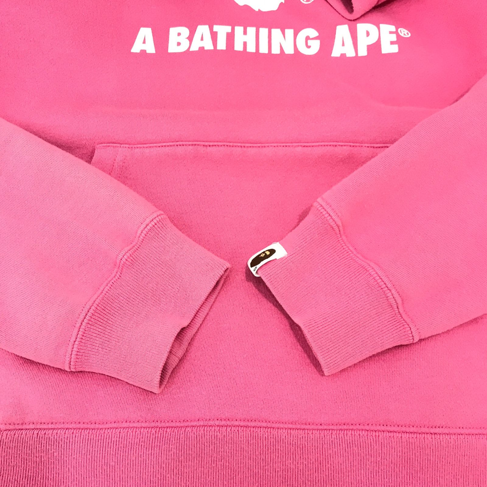 A BATHING APE パーカー size:XS レディース ピンク アベイシング
